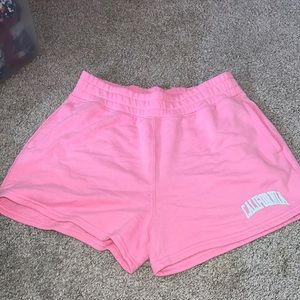 Hollister bubble gum pink shorts